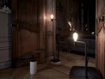 GRAFIT - Handmade height-adjustable metal table lamp with dimmer by RADAR INTERIOR - view 3